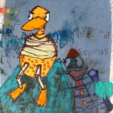 BAthing duck on the stone of SisypHos